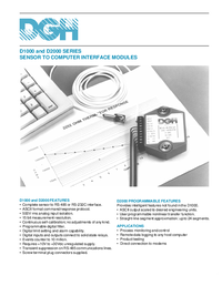 Thumbnail of document Data Sheet - D1600 Frequency/Accumulator Input Modules
